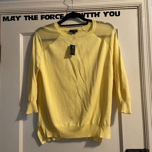 NWT The Limited Sheer Shoulder Sweater